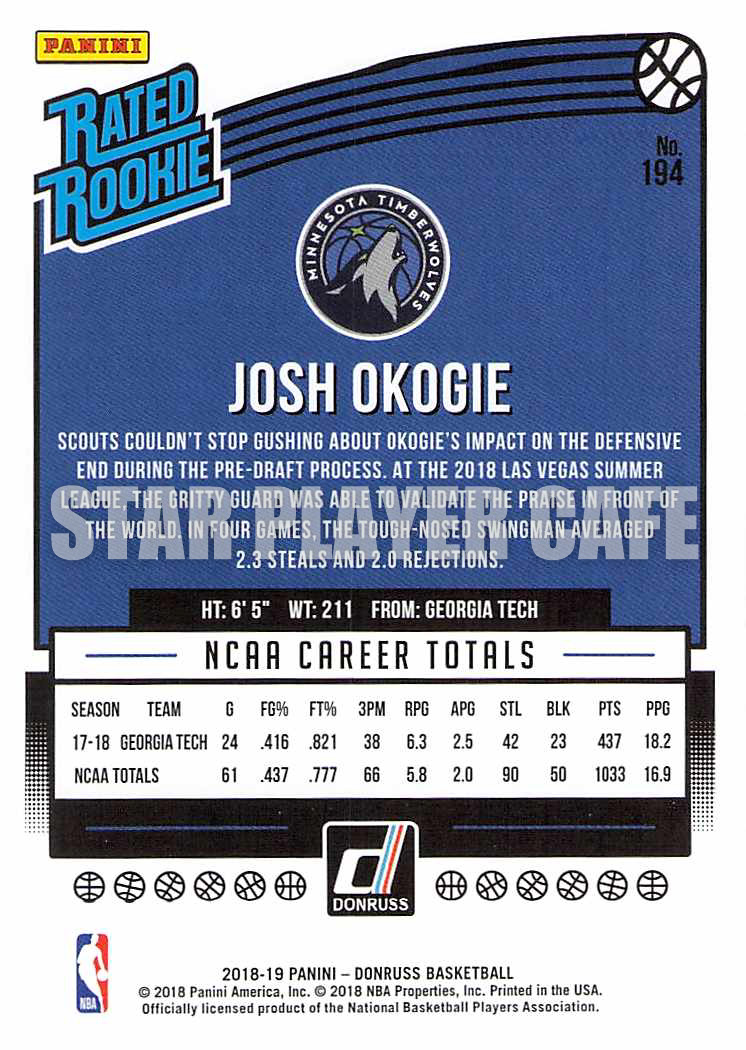 1819DR0194-JOSHOKOGIE-R-ROOKIE